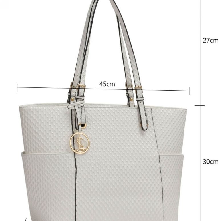 big white tote bag