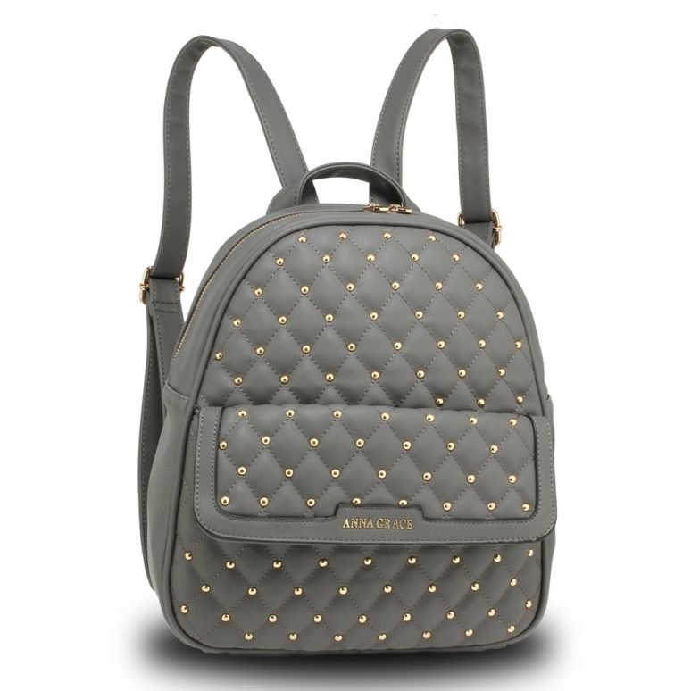 grey fashion backpack