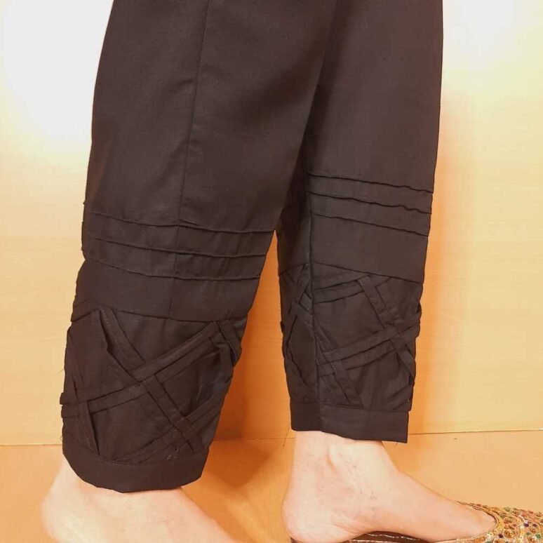 Buy Off White Cotton Pant,straight Pakistani Cigarette Trousers Online in  India - Etsy